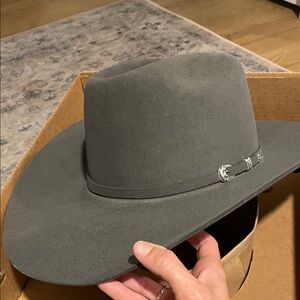 Men's Felt Western Hat with Slim Band - Gray